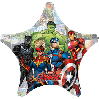 Foliový balonek JUMBO Marvel Avengers - hvězda 71 cm