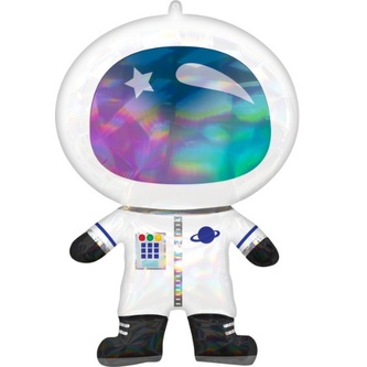 Foliový balonek astronaut - lesklý 76 cm