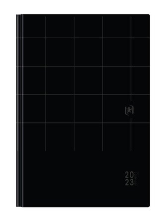 Kalendarz 2023 książkowy 15x21 DTP Modern black