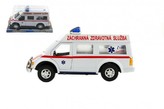Auto ambulance SK plast 26cm na setrvačník v blistru