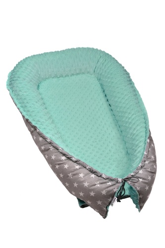 Hnízdečko pro miminko MINKY, grey / stars