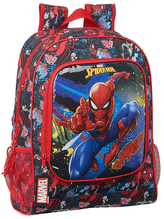 Školní batoh Marvel|Spiderman: Go Hero (objem 19 litrů|32 x 42 x 14 cm) červený polyester