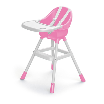 Dětská jídelní židlička, oranžová