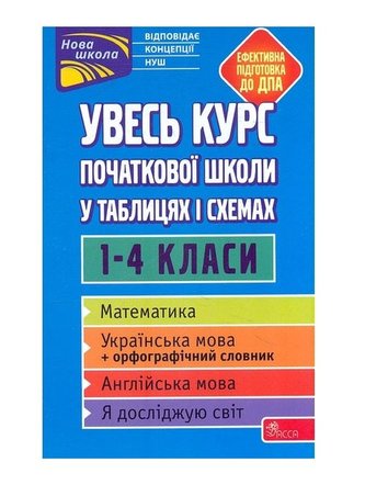 Uves Kurs Pochatkovoyi Shkoly U Tablytsyakh I Skhemakh 1-4 Klasy