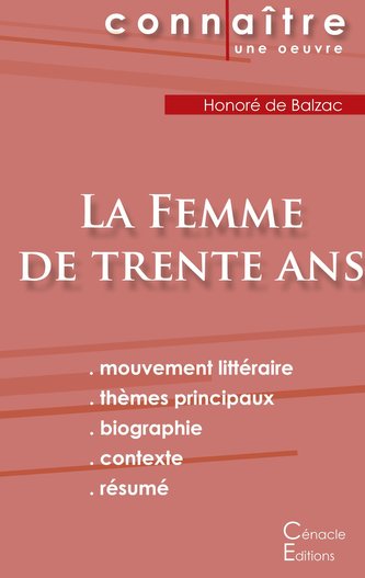 Fiche de lecture La Femme de trente ans de Balzac (Analyse littéraire de référence et résumé complet)