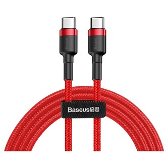 Baseus Cafule kabel USB-C PD 2.0 60W (20V/3A) 2m červený/černý