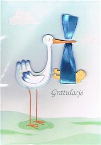 Karnet Stork with boy AGC390001