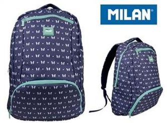 Plecak duży 28 l. granatowy motyle