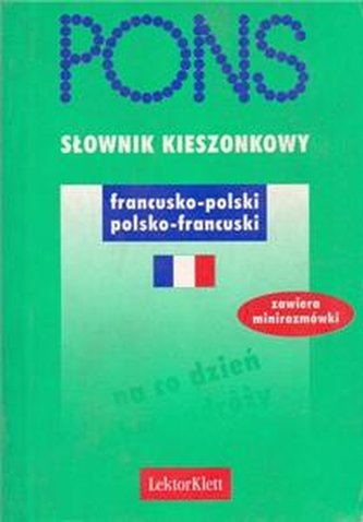 Słownik kieszonkowy francusko-polski, polsko-francuski PONS