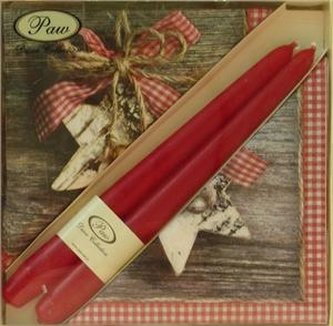 Zestaw ze świeczkami Wooden Star SSC021300