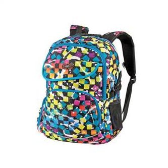 Plecak szkolno-sportowy kolorowy kratka Easy