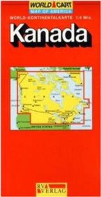 Kanada mapa - wersja niemiecka