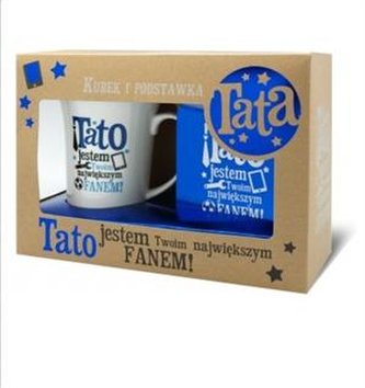 Zestaw Family Kubek + Podstawka Tata