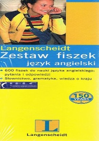 Zestaw fiszek. Język angielski