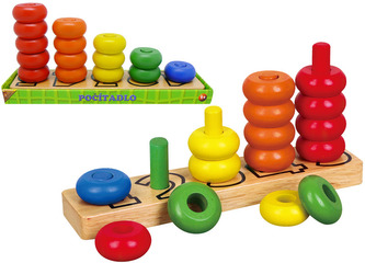 BABU dřevěná hračka - Počítání a čísla