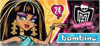 Kredki Bambino 24 kol. pud. Monster High