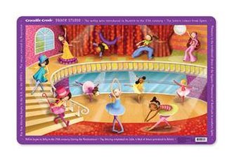 Podkładka, motyw tancerze