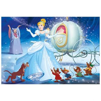 Puzzle 48 dílků: Popelka u kočáru