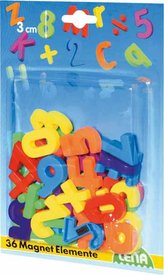 Magnetické číslice 30mm 36ks na kartě