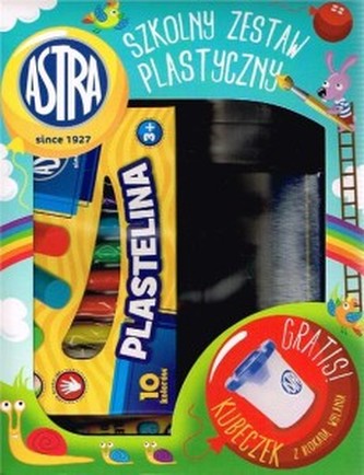 Szkolny zestaw plastyczny 6 elementów