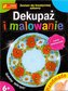 Dekupaż i malowanie. Letni wianuszek talerzyk