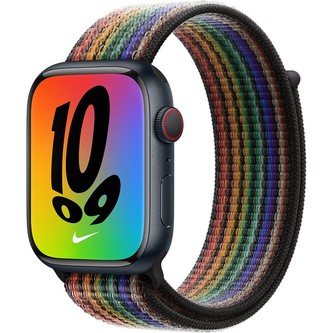 Apple Watch provlékací sportovní řemínek Nike 45/44/42mm Pride Edition (2022)