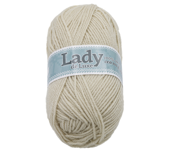 Příze LADY de Luxe - světle béžová - 100g / 238 m