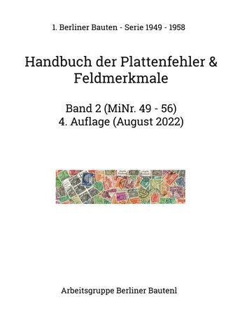 Handbuch der Plattenfehler + Feldmerkmale MiNr. 49 - 56