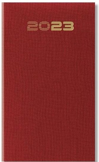 Terminarz 2023 Tygodniowy rubinowy