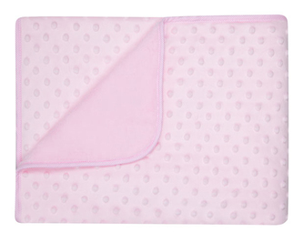 Dětská deka MAIA růžová MINKY 80x90 cm Mybesthome