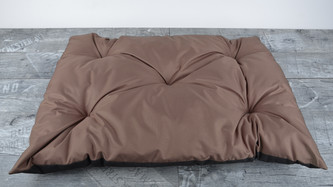Prošívaný polštář pro psy 90x60 cm, HNĚDÁ, Mybesthome