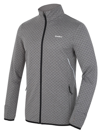 Pánská mikina na zip Astel M černá - XL