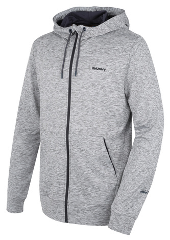 Pánská mikina s kapucí Alony M tm. šedá - M