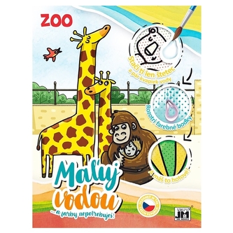 MAXI Vodová omalovánka ZOO