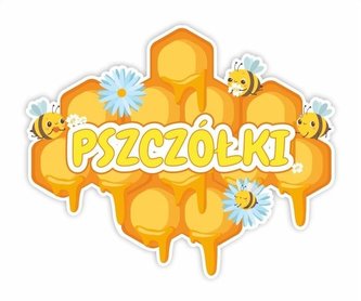Dekoracja tabliczki - Grupa pszczółki