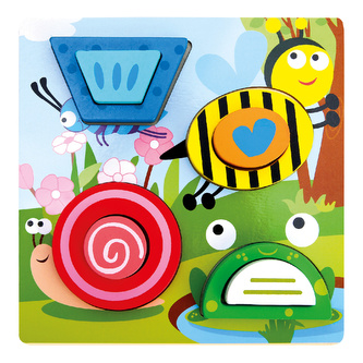 Puzzle 3D - rybníček