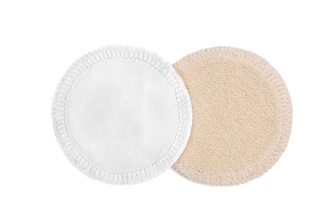 T-TOMI Odličovací tampony, sada peeling týden NATUR + prací sáček