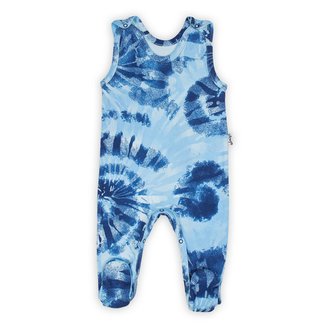 Kojenecké bavlněné dupačky Nicol Tomi modrá - velikost 68 (4-6m)