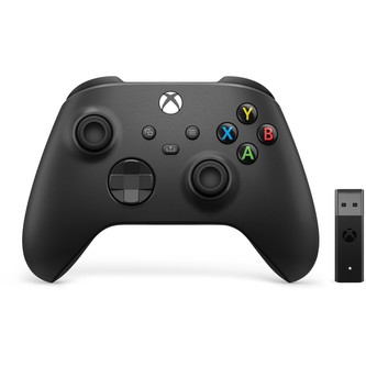 Xbox Wireless Controller černý + Xbox Adaptér pro Windows 10