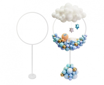 Konstrukce na balonkovou dekoraci - stojan ve tvaru kruhu 78 cm