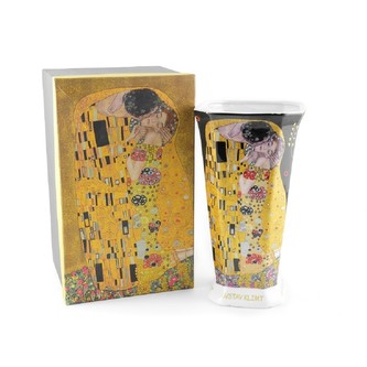 HOME ELEMENTS Váza 30,48 cm Klimt Polibek černý
