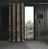 Dekorační vzorovaný velvet závěs LOTOS motiv F 140x250 cm (cena za 1 kus) MyBestHome