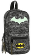 Batoh s penály na tužky DC Comics|Batman: Night (12 x 23 x 5 cm) šedý polyester