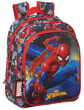 Malý batoh Marvel|Spiderman: Go Hero (objem 9 litrů|33 x 27 x 10 cm) červený polyester