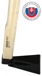 Motyka plochá 9cm kovová s násadou STREND PRO