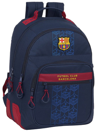 Školní batoh FC Barcelona: (objem 20 litrů|32 x 42 x 15 cm) modrý polyester