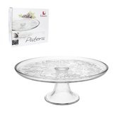 Podnos servírovací sklo ¤30cm na nožce  EDWANEX