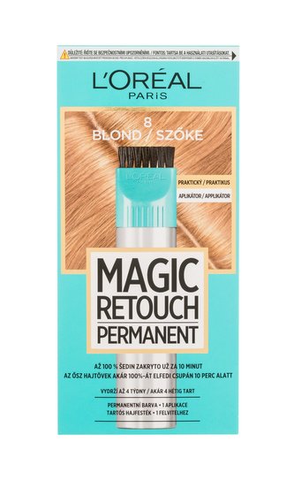 L'Oréal Paris Magic Retouch Barva na vlasy Permanent 18 ml 8 Blond pro ženy
