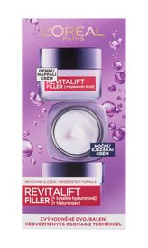 L'Oréal Paris Revitalift Filler HA denní pleťový krém Revitalift Filler HA 50 ml + noční pleťový krém Revitalift Filler HA 50 ml