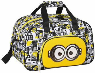 Cestovní - sportovní taška Minions|Mimoni: Eyes (objem 22 litrů|40 x 23 x 24 cm)